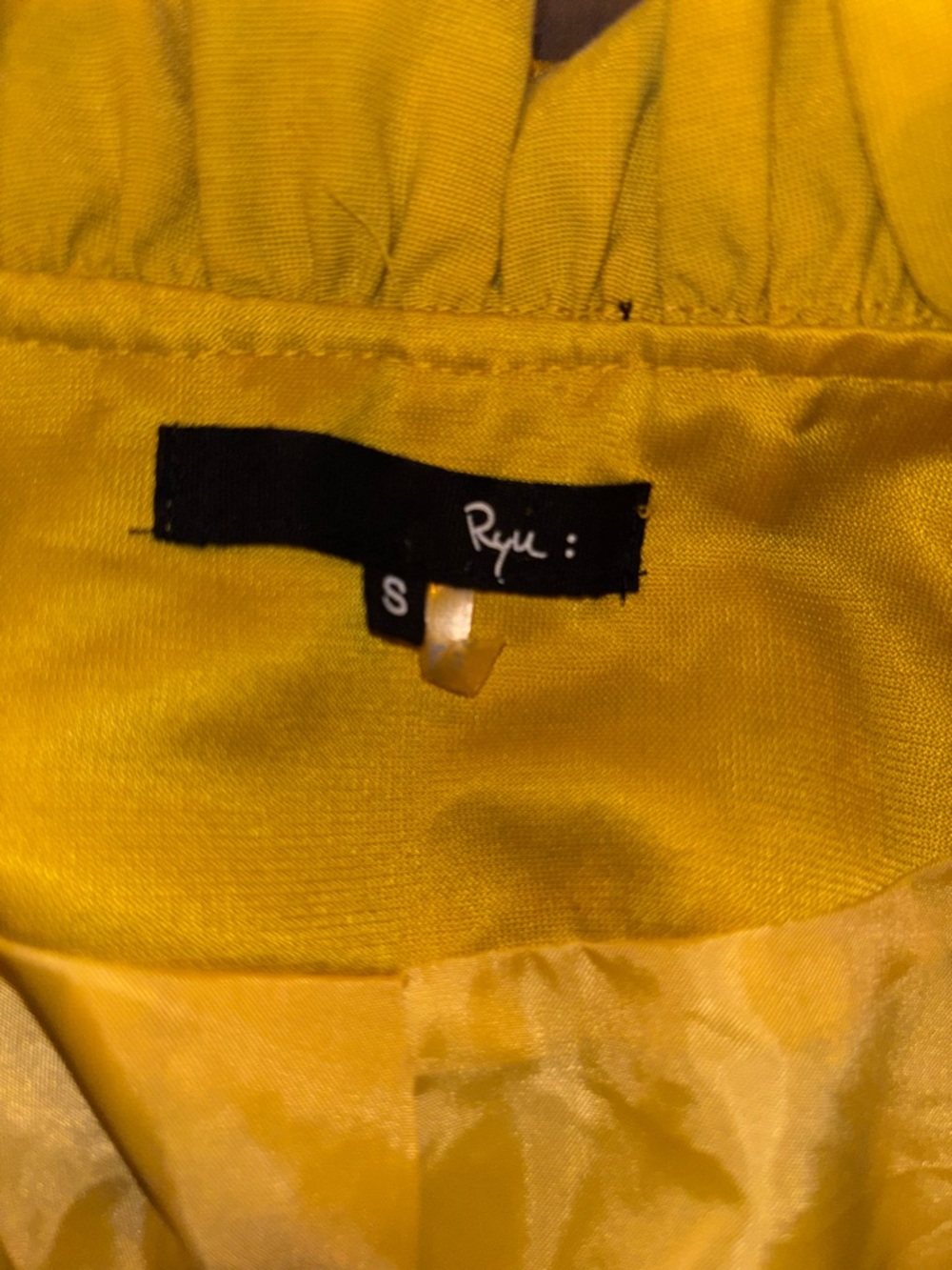 Ryu Bright Yellow Ruffle-Trim Jacket - Picture 4 of 4